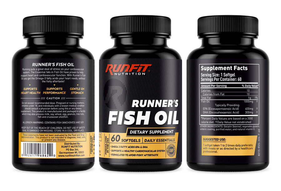 Fish Oil For Runners, Supplements To Improve Running